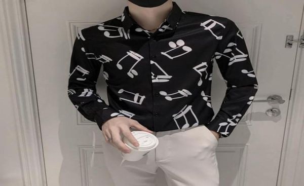 men039s casual shirts 2021 autumn longsleeved slim musical note printed shirt fashion streetwear social party men clothing9545950, White;black
men039s casual shirts 2021 autumn longsleeved slim musical note printed shirt fashion streetwear social party men clothing9545950, White;black