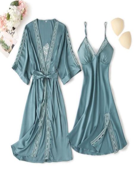 women039s sleepwear 2pcs kimono robe gown set women backless nighty bathrobe suit vneck hollowout home clothing mxl loos9108080, Black;red
women039s sleepwear 2pcs kimono robe gown set women backless nighty bathrobe suit vneck hollowout home clothing mxl loos9108080, Black;red