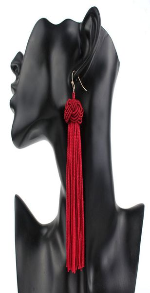bohemian handmade woven long earrings fashion chinese knot tassle earrings for women party wedding jewelry gift7456418, Silver
bohemian handmade woven long earrings fashion chinese knot tassle earrings for women party wedding jewelry gift7456418, Silver