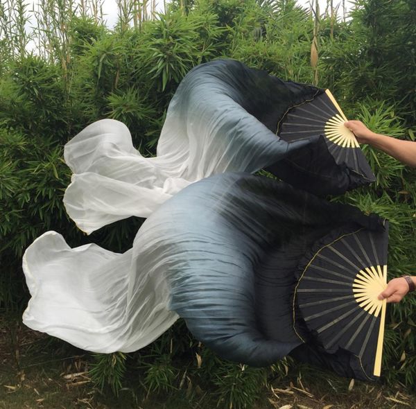 stage wear unique selling blackwhite mixed belly dancing real silk fan veils dyed color long fans 180cm lenglth2751577, Black;red
stage wear unique selling blackwhite mixed belly dancing real silk fan veils dyed color long fans 180cm lenglth2751577, Black;red