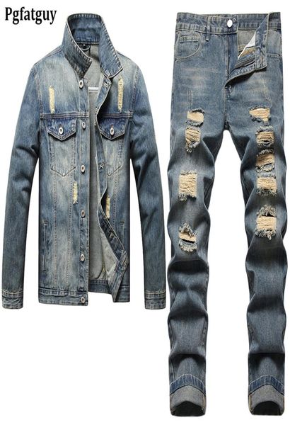 nostalgic blue men039s twopiece suit fashion slim tracksuits 2022 ripped hole denim jacket matching straight pants four season4154244, Gray
nostalgic blue men039s twopiece suit fashion slim tracksuits 2022 ripped hole denim jacket matching straight pants four season4154244, Gray