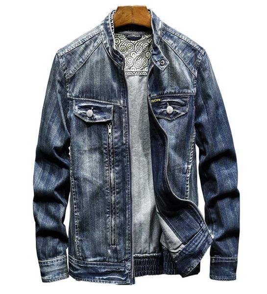 bonjean vintage biker motorcycle denim jacket for men brand casual spring autumn coat stand collar slim fit t2005027288651, Black;brown
bonjean vintage biker motorcycle denim jacket for men brand casual spring autumn coat stand collar slim fit t2005027288651, Black;brown