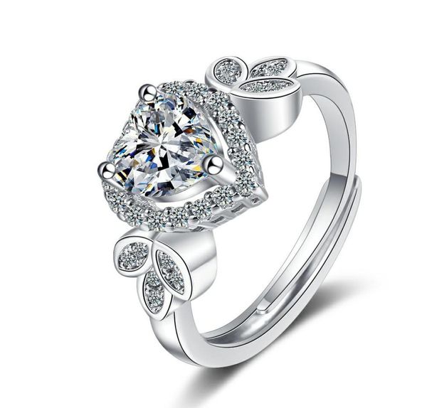 delicate 925 sterling silver band cubic zirconia heart love rings for women adjustable engagement finger ring ladies jewelry4653652, Golden;silver
delicate 925 sterling silver band cubic zirconia heart love rings for women adjustable engagement finger ring ladies jewelry4653652, Golden;silver