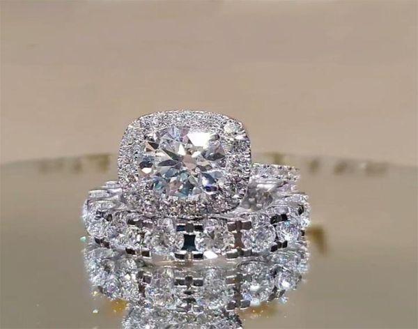 2pcsset silver color bridal rings for women wedding party engagement fashion jewelry with shiny cubic zircon female ring6359152, Slivery;golden
2pcsset silver color bridal rings for women wedding party engagement fashion jewelry with shiny cubic zircon female ring6359152, Slivery;golden