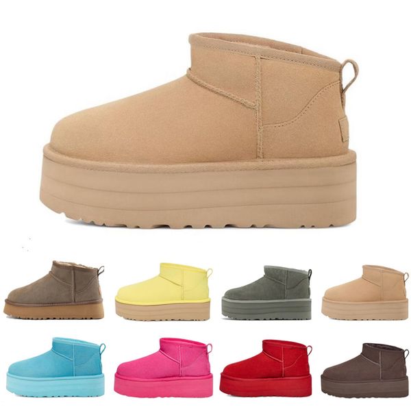 ultra mini platform snow boots women classic chestnut black driftwood chocolate moss green red sky blue taffy pink men women keep warm desig
ultra mini platform snow boots women classic chestnut black driftwood chocolate moss green red sky blue taffy pink men women keep warm desig