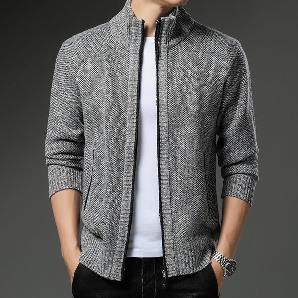men's sweaters knit sweater autumnwinter male cardigan zipper coat blazer artificial fur wool casual loose solid versatile jacket 23083, White;black
men's sweaters knit sweater autumnwinter male cardigan zipper coat blazer artificial fur wool casual loose solid versatile jacket 23083, White;black