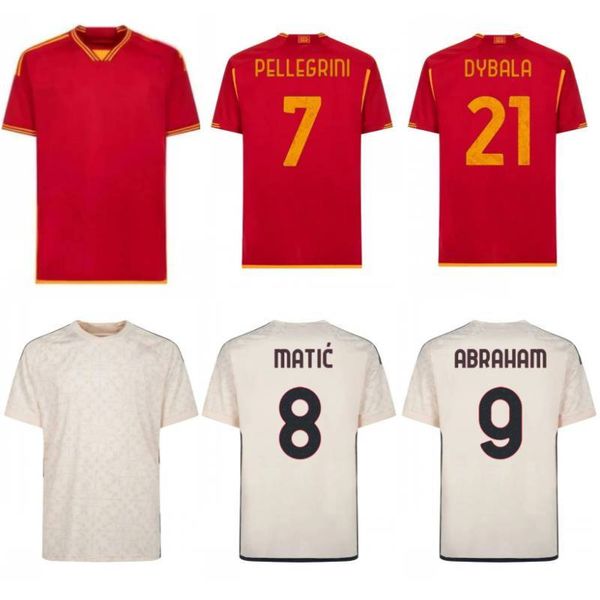 2023/24 dybala soccer jerseys 2024 lukaku pellegrini romas abraham belotti uniform mens paredes aouar el shaarawy football shirts kids kit, Black;yellow
2023/24 dybala soccer jerseys 2024 lukaku pellegrini romas abraham belotti uniform mens paredes aouar el shaarawy football shirts kids kit, Black;yellow