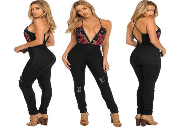 women club deep v neck denim jumpsuit street skinny spaghetti strap jumpsuits rose embroidered pants1250807, Black;white
women club deep v neck denim jumpsuit street skinny spaghetti strap jumpsuits rose embroidered pants1250807, Black;white