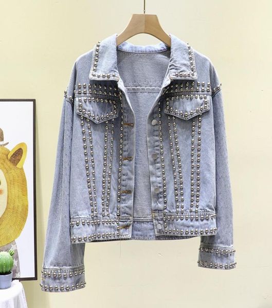 women039s jackets heavy work rivet loose washed blue casual women short denim jacket autumn fashion chaqueta mujer plus size wo4472858, Black;brown
women039s jackets heavy work rivet loose washed blue casual women short denim jacket autumn fashion chaqueta mujer plus size wo4472858, Black;brown