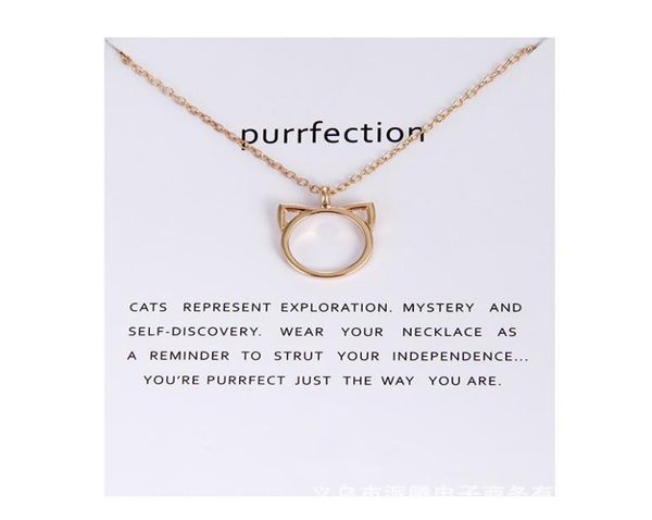no dogeared logo fashion jewelry purrfection cat ear alloy pendant short necklace women mother day gift whole6595603, Silver
no dogeared logo fashion jewelry purrfection cat ear alloy pendant short necklace women mother day gift whole6595603, Silver