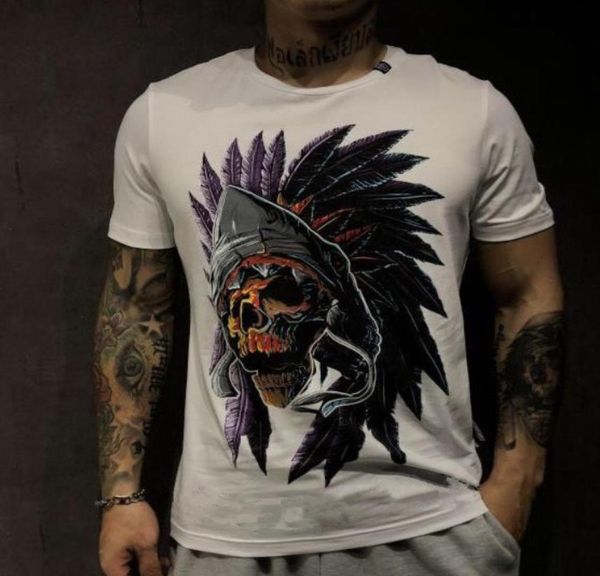 spring summer european and american fashion brand short sleeve tshirt brick skeleton an chief men039s slim half5056942, White;black
spring summer european and american fashion brand short sleeve tshirt brick skeleton an chief men039s slim half5056942, White;black
