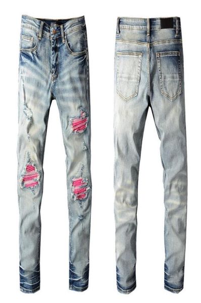 22ss designer mens jeans ripped red patch vintage style hole fashion holes jean slim motorcycle biker causal men hip hop pants siz8679775, Blue
22ss designer mens jeans ripped red patch vintage style hole fashion holes jean slim motorcycle biker causal men hip hop pants siz8679775, Blue