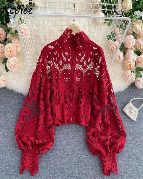 neploe lace hollow out stand collar shirt solid color allmatch zip femme blusas chic lantern sleeve women blouses 2203089643361, White
neploe lace hollow out stand collar shirt solid color allmatch zip femme blusas chic lantern sleeve women blouses 2203089643361, White