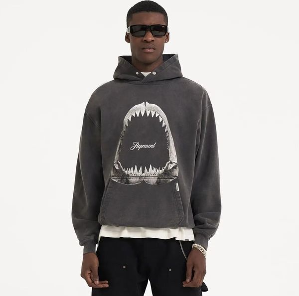 2023 designer men women hoodie oversized wash old make shark mouth oversized hoodie cotton jumper clothes sweatshirt, Black
2023 designer men women hoodie oversized wash old make shark mouth oversized hoodie cotton jumper clothes sweatshirt, Black
