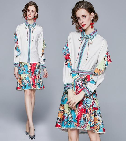 boutique girl shirt skirt long sleeve printing ol ruffles womens two piece set 2021 spring summer blouse skirt highend fashion l6199955, White
boutique girl shirt skirt long sleeve printing ol ruffles womens two piece set 2021 spring summer blouse skirt highend fashion l6199955, White