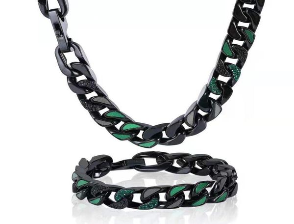 titanium steel bracelet with diamonds shiny bracelet personality chain bracelet fashion jewelry supply8163467, Black
titanium steel bracelet with diamonds shiny bracelet personality chain bracelet fashion jewelry supply8163467, Black