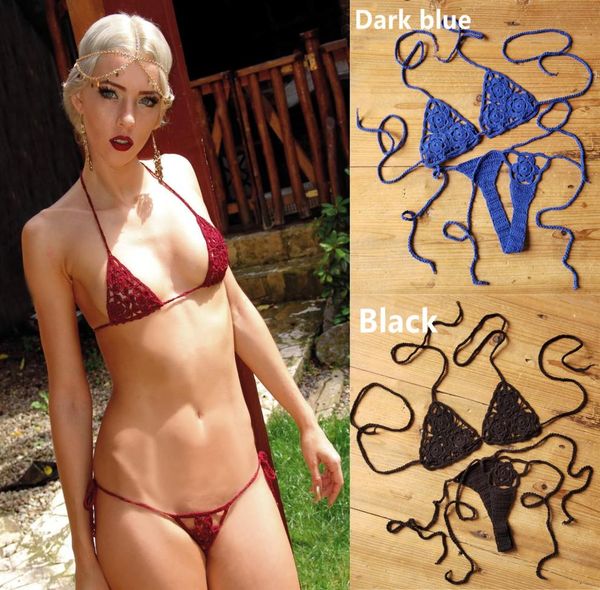 crochet mini bikini set g thong string beach micro swimwear cotton lingerie handmade crochet bikini1957797, White;black
crochet mini bikini set g thong string beach micro swimwear cotton lingerie handmade crochet bikini1957797, White;black