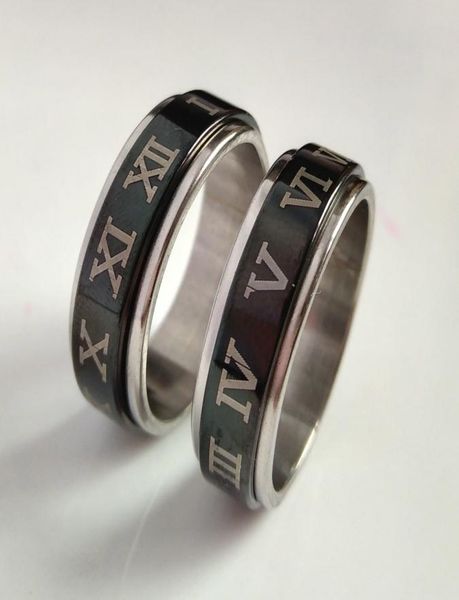 30pcs roman numerals 316l stainless steel spinner rings men039s band spin ring male cool ring whole fashion jewelry party g2368091, Silver
30pcs roman numerals 316l stainless steel spinner rings men039s band spin ring male cool ring whole fashion jewelry party g2368091, Silver