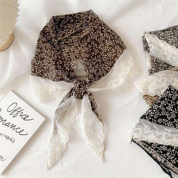 spring and autumn all kinds scarves of matching lace cotton scarf triangular small shawl female korean decorative, Blue;gray
spring and autumn all kinds scarves of matching lace cotton scarf triangular small shawl female korean decorative, Blue;gray