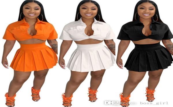 2022 designer womens two piece dress fashion button short skirt suit versatile patch bag short sleeve pleated dresses8975575, White
2022 designer womens two piece dress fashion button short skirt suit versatile patch bag short sleeve pleated dresses8975575, White