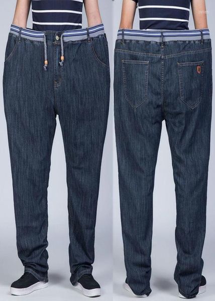 men039s jeans spring summer baggy men39s elastic waist oversized mens pants blue high straight loose fat man denim trousersm7069043
men039s jeans spring summer baggy men39s elastic waist oversized mens pants blue high straight loose fat man denim trousersm7069043