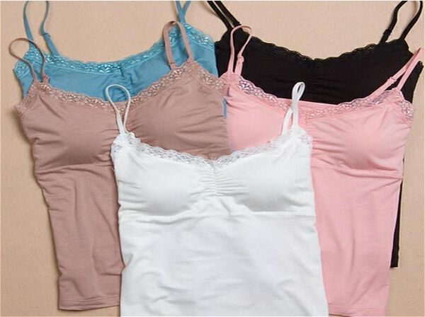 summer lace padded camisole women bras seamless bra padded solid tank straps sleepwear nightwear pajamas soft5661009, Black;white
summer lace padded camisole women bras seamless bra padded solid tank straps sleepwear nightwear pajamas soft5661009, Black;white