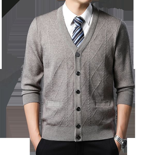 men's sweaters autumn cardigan plaid fashion business casual knitted sweater 230831, White;black
men's sweaters autumn cardigan plaid fashion business casual knitted sweater 230831, White;black