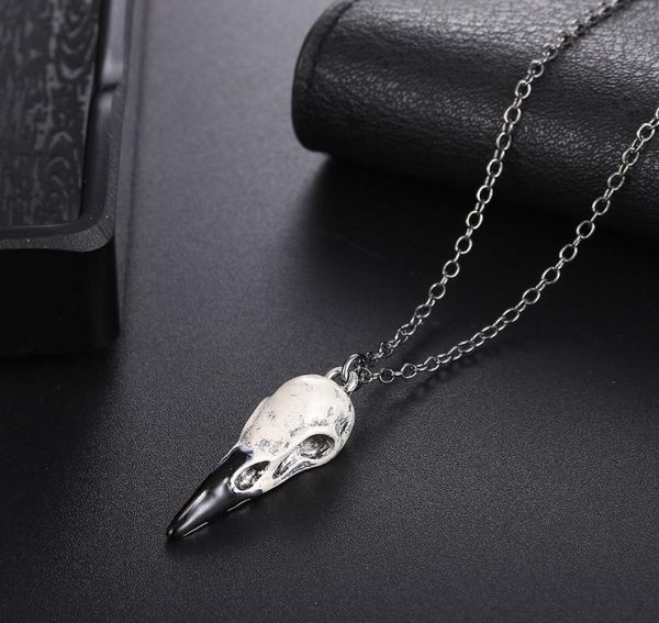 3d gothic raven skull pendant halloween resin bird necklace taxidermy faux bone jewelry gifts5400607, Silver
3d gothic raven skull pendant halloween resin bird necklace taxidermy faux bone jewelry gifts5400607, Silver