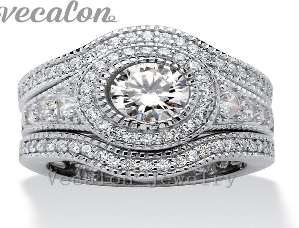 vecalon fashion vintage engagement wedding band ring set for women 2ct cz diamond 10kt white gold filled party finger ring3512220, Slivery;golden
vecalon fashion vintage engagement wedding band ring set for women 2ct cz diamond 10kt white gold filled party finger ring3512220, Slivery;golden