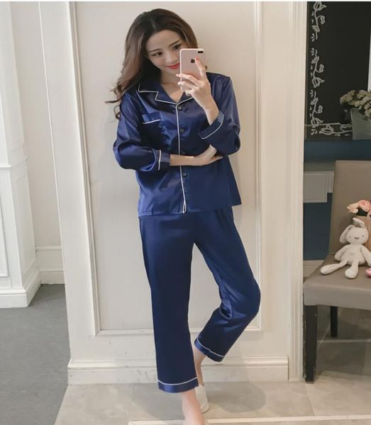 july039s song 1 piece autumn women sleepwear faux silk satin pajamas set long sleeve pajamas suit female pijamas women7524832, Black;red
july039s song 1 piece autumn women sleepwear faux silk satin pajamas set long sleeve pajamas suit female pijamas women7524832, Black;red