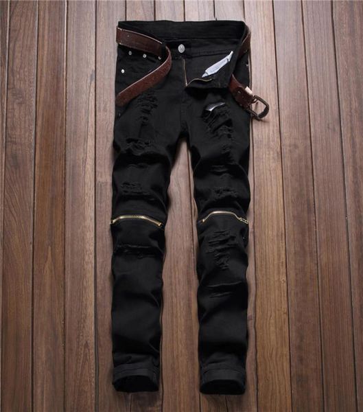 whole new men039s fashion slim jeans zipper jeans tide brand ripped white zipper male jeans white cozy male pa6319163, Blue
whole new men039s fashion slim jeans zipper jeans tide brand ripped white zipper male jeans white cozy male pa6319163, Blue