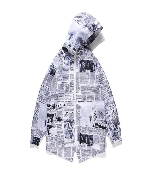 fashionmens hooded coats english newspaper printing easy long fund waterproof windbreaker mens womens streetwear loose jackets1433398, Tan;black
fashionmens hooded coats english newspaper printing easy long fund waterproof windbreaker mens womens streetwear loose jackets1433398, Tan;black