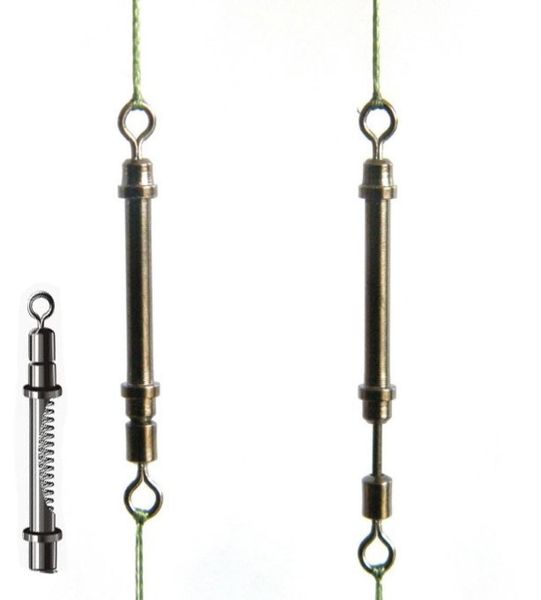 10pcslot strong elastic swivels fishing tackle fishing hook connector rolling swivels lead sheath tube2421145
10pcslot strong elastic swivels fishing tackle fishing hook connector rolling swivels lead sheath tube2421145