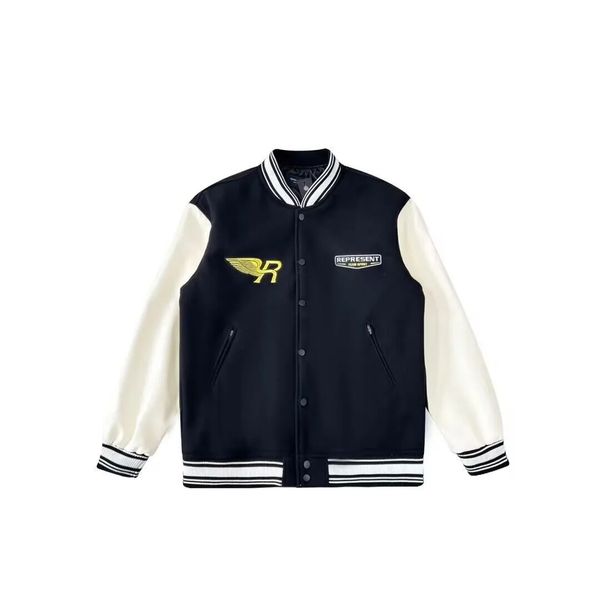 2023 men's jackets coat men women jacket baseball uniform angel wing air bomber jackets flight baseball high street outwear star, Black;brown
2023 men's jackets coat men women jacket baseball uniform angel wing air bomber jackets flight baseball high street outwear star, Black;brown