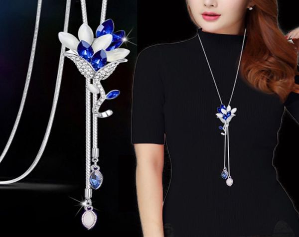byspt zircon long necklace sweater chain fashion fine metal chain crystal rhinestone flower pendant necklaces adjusted6614654, Silver
byspt zircon long necklace sweater chain fashion fine metal chain crystal rhinestone flower pendant necklaces adjusted6614654, Silver