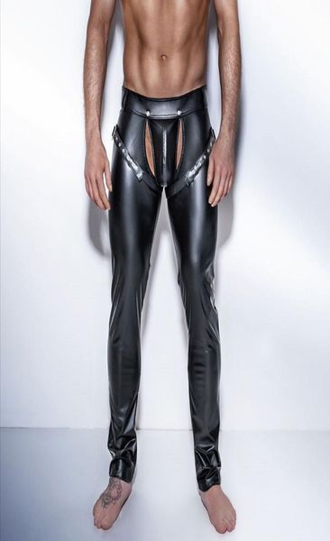 men funny skinny faux pu leather trousers open front pants gay wetlook black long johns nightclub performance dancer leather 4428674, Black;brown
men funny skinny faux pu leather trousers open front pants gay wetlook black long johns nightclub performance dancer leather 4428674, Black;brown