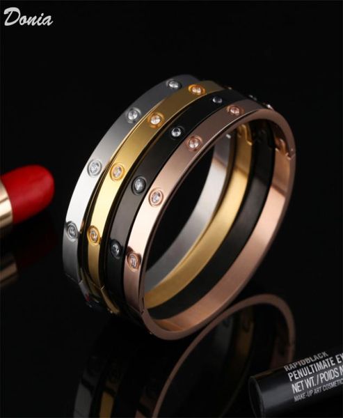 donia jewelry luxury bangle european and american fashion classic love ten diamond titanium steel microinlaid zircon designer gif8324449, Black
donia jewelry luxury bangle european and american fashion classic love ten diamond titanium steel microinlaid zircon designer gif8324449, Black