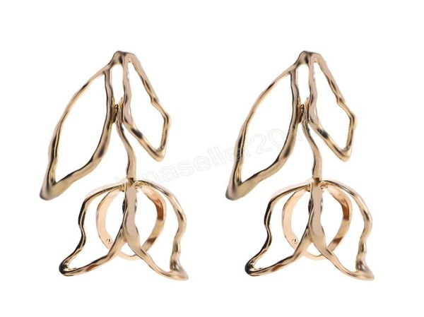tulipshaped metal dangle earrings for women vintage gold color flower drop earrings trend wedding jewelry party6513283, Silver
tulipshaped metal dangle earrings for women vintage gold color flower drop earrings trend wedding jewelry party6513283, Silver