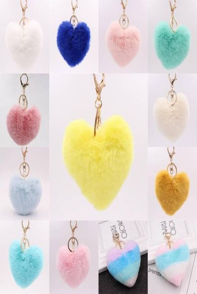 stylish heart shape pompoms keychain for handbag perfect cute purse keyring soft and plush bag charm pendant fluffy accessories3280492, Slivery;golden 
stylish heart shape pompoms keychain for handbag perfect cute purse keyring soft and plush bag charm pendant fluffy accessories3280492, Slivery;golden