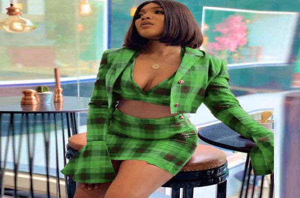 vintage women plaid tracksuit y2k clothes deep v neck crop lare sleeve short jacketparty club mini skirt 3 piece set 211303846, White
vintage women plaid tracksuit y2k clothes deep v neck crop lare sleeve short jacketparty club mini skirt 3 piece set 211303846, White