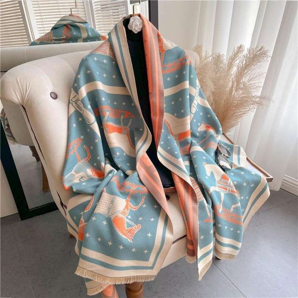 autumn and winter carriage neckerchiefs cashmere like air conditioning shawl fashion short beard thickened scarf, Blue;gray
autumn and winter carriage neckerchiefs cashmere like air conditioning shawl fashion short beard thickened scarf, Blue;gray