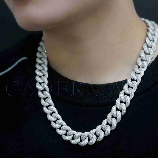 customized moissanite cuban chain 15mm 3 rows d vvs miami hip hop men gift link, Silver
customized moissanite cuban chain 15mm 3 rows d vvs miami hip hop men gift link, Silver