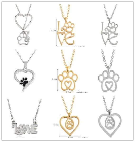 10styles love heart dog paws foot necklace always in my heart pendant dog cat animal lovers gifts4008038, Silver
10styles love heart dog paws foot necklace always in my heart pendant dog cat animal lovers gifts4008038, Silver