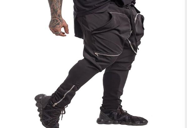 men039s slim pocket straight leg cargo pants trousers jogging hip hop harem pants skinny male sweatpants overalls7110787, Black
men039s slim pocket straight leg cargo pants trousers jogging hip hop harem pants skinny male sweatpants overalls7110787, Black