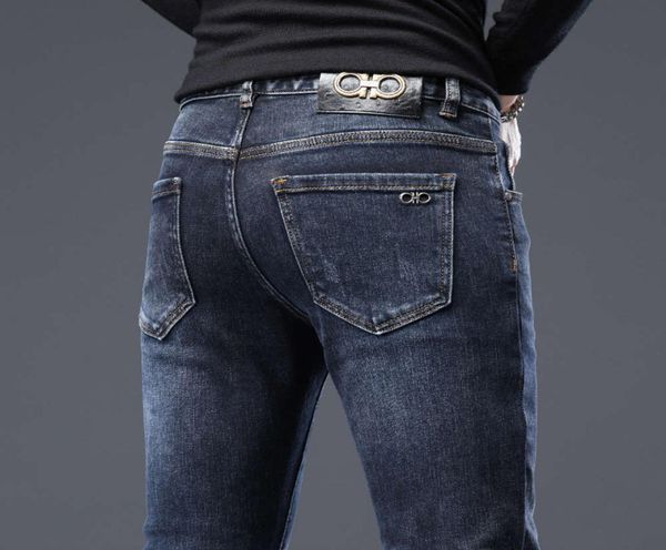autumn men039s jeans trousers cotton straight elastic italy ferraga brand busin pants classic winter denim male1183458, Blue
autumn men039s jeans trousers cotton straight elastic italy ferraga brand busin pants classic winter denim male1183458, Blue