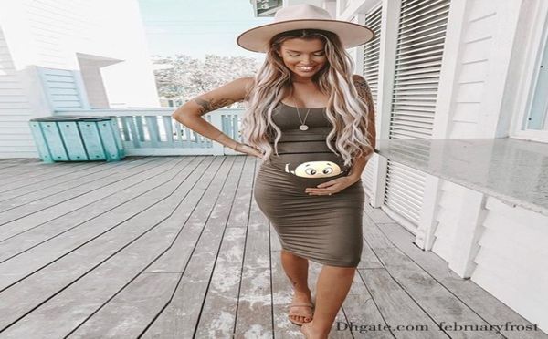 februaryfros women pregnant sleeveless dress cute solid color cotton fitted maternity dress knee length maternity mommy dress7828395, Black;gray
februaryfros women pregnant sleeveless dress cute solid color cotton fitted maternity dress knee length maternity mommy dress7828395, Black;gray