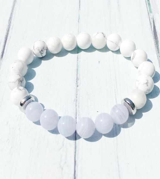 mg0405 new design gem stone yoga bracelet natural blue lace agate bracelet for women 8 mm howlite wrist mala energy jewelry8130813, Black
mg0405 new design gem stone yoga bracelet natural blue lace agate bracelet for women 8 mm howlite wrist mala energy jewelry8130813, Black
