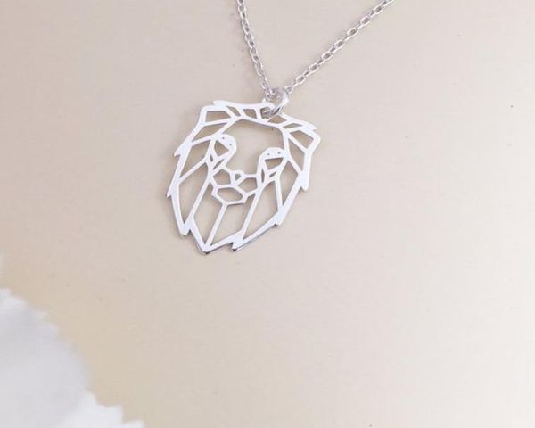 10pcs origami lion face necklace animal lion king head necklace jewelry male lion chain necklaces for her9686790, Silver
10pcs origami lion face necklace animal lion king head necklace jewelry male lion chain necklaces for her9686790, Silver
