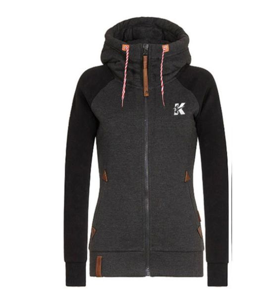 new european and aman personality autumn and winter sweatshirt cardigan jacket zipper hooded fleece sweater women4699108, Black;brown
new european and aman personality autumn and winter sweatshirt cardigan jacket zipper hooded fleece sweater women4699108, Black;brown
