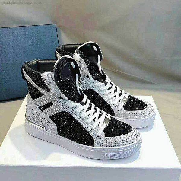 the men's shoes pp mixed color high-cut lace-up style3 race runner plein casual sneakers shoes size38-45, Black
the men's shoes pp mixed color high-cut lace-up style3 race runner plein casual sneakers shoes size38-45, Black